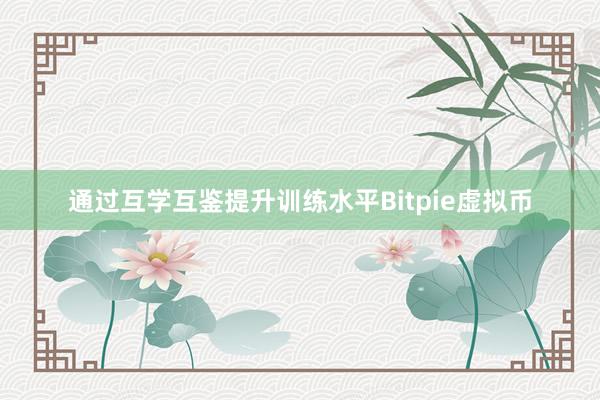 通过互学互鉴提升训练水平Bitpie虚拟币