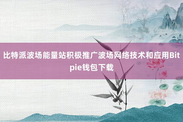 比特派波场能量站积极推广波场网络技术和应用Bitpie钱包下载