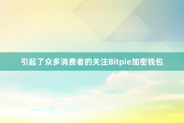 引起了众多消费者的关注Bitpie加密钱包